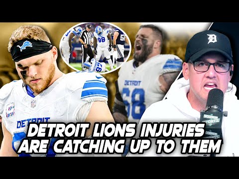 Detroit Lions Injuries are Starting to Catch Up on Them!