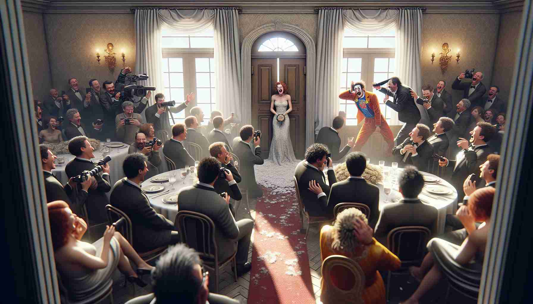 Big Surprise! A Comedian Ties the Knot