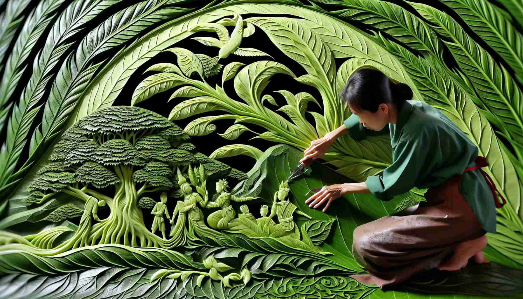 Discover the Magic of Leaf-Cutting Art: Meet the Award-Winning Lito